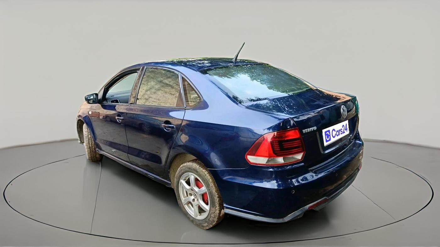 2014 Volkswagen Vento HIGHLINE PETROL AT, Petrol, Automatic, 1,55,631 km, exterior