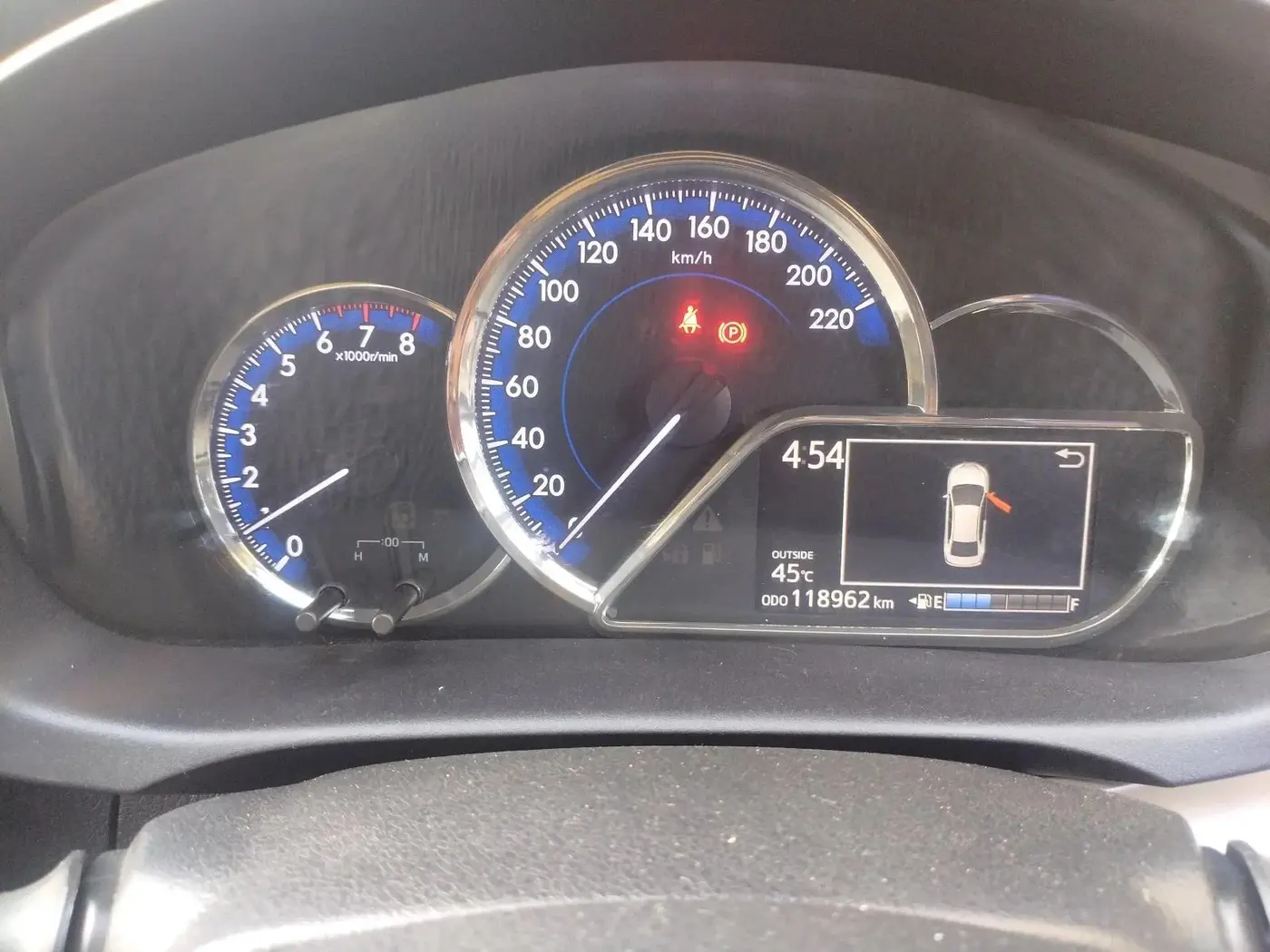2018 Toyota YARIS G MT, Petrol, Manual, 1,18,962 km, interior