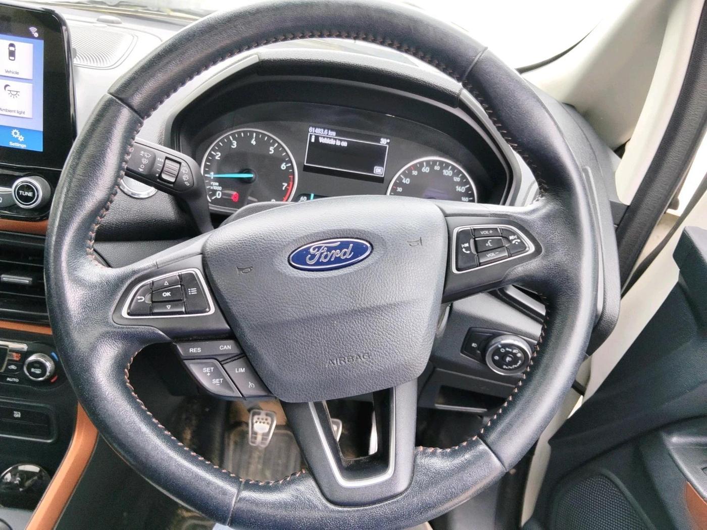 2018 Ford Ecosport TITANIUM 1.0L ECOBOOST SPORTS(SUNROOF), Petrol, Manual, 61,483 km, interior