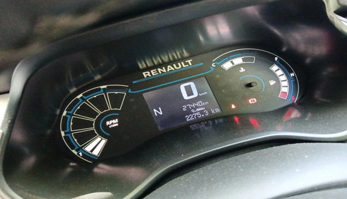 2020 Renault TRIBER RXZ AMT, Petrol, Automatic, 27,440 km, interior