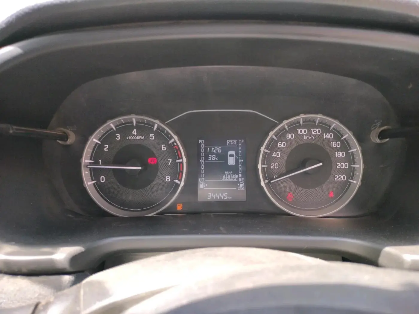 2024 Maruti BREZZA VXI S-CNG, CNG, Manual, 34,445 km, interior
