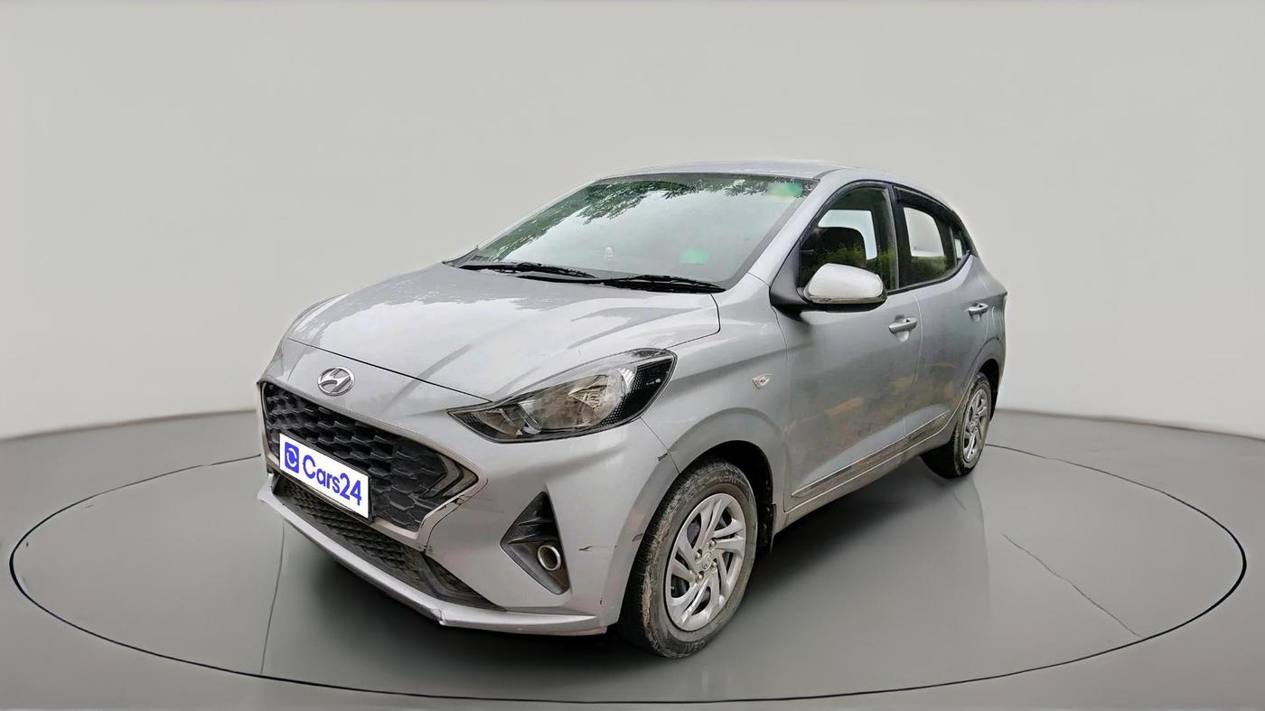 2021 Hyundai AURA S 1.2 CNG, CNG, Manual, 83,067 km, exterior