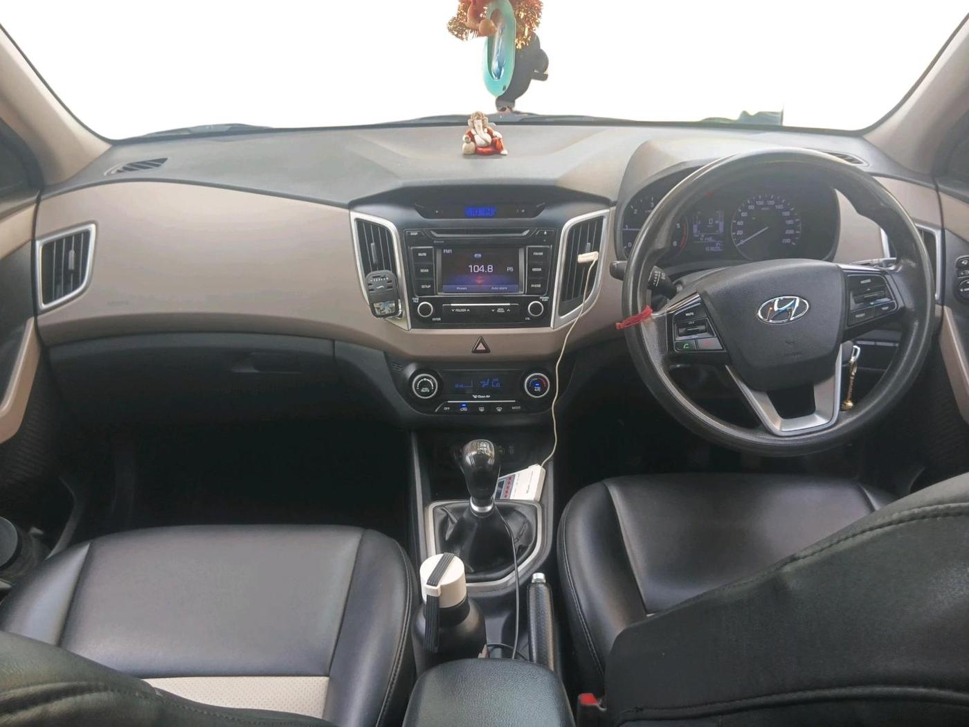 2016 Hyundai Creta SX 1.6 DIESEL, Diesel, Manual, 1,53,608 km, interior