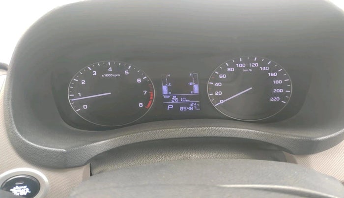 2016 Hyundai Creta SX PLUS AT 1.6 PETROL, Petrol, Automatic, 85,487 km, interior