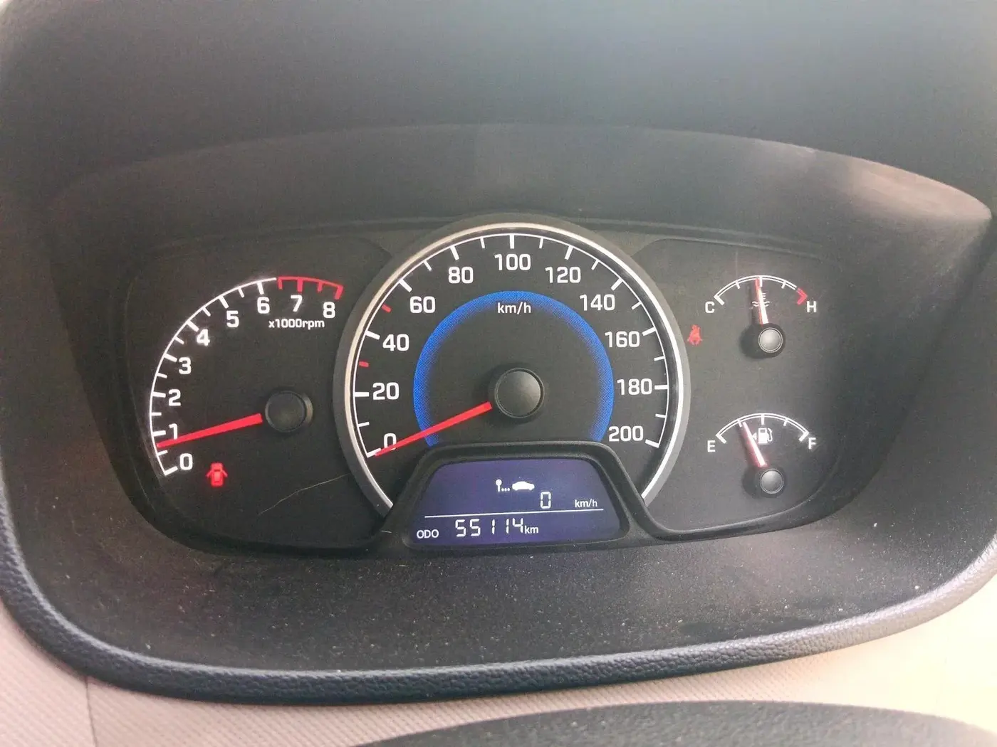 2019 Hyundai Grand i10 MAGNA 1.2 KAPPA VTVT, Petrol, Manual, 55,114 km, interior