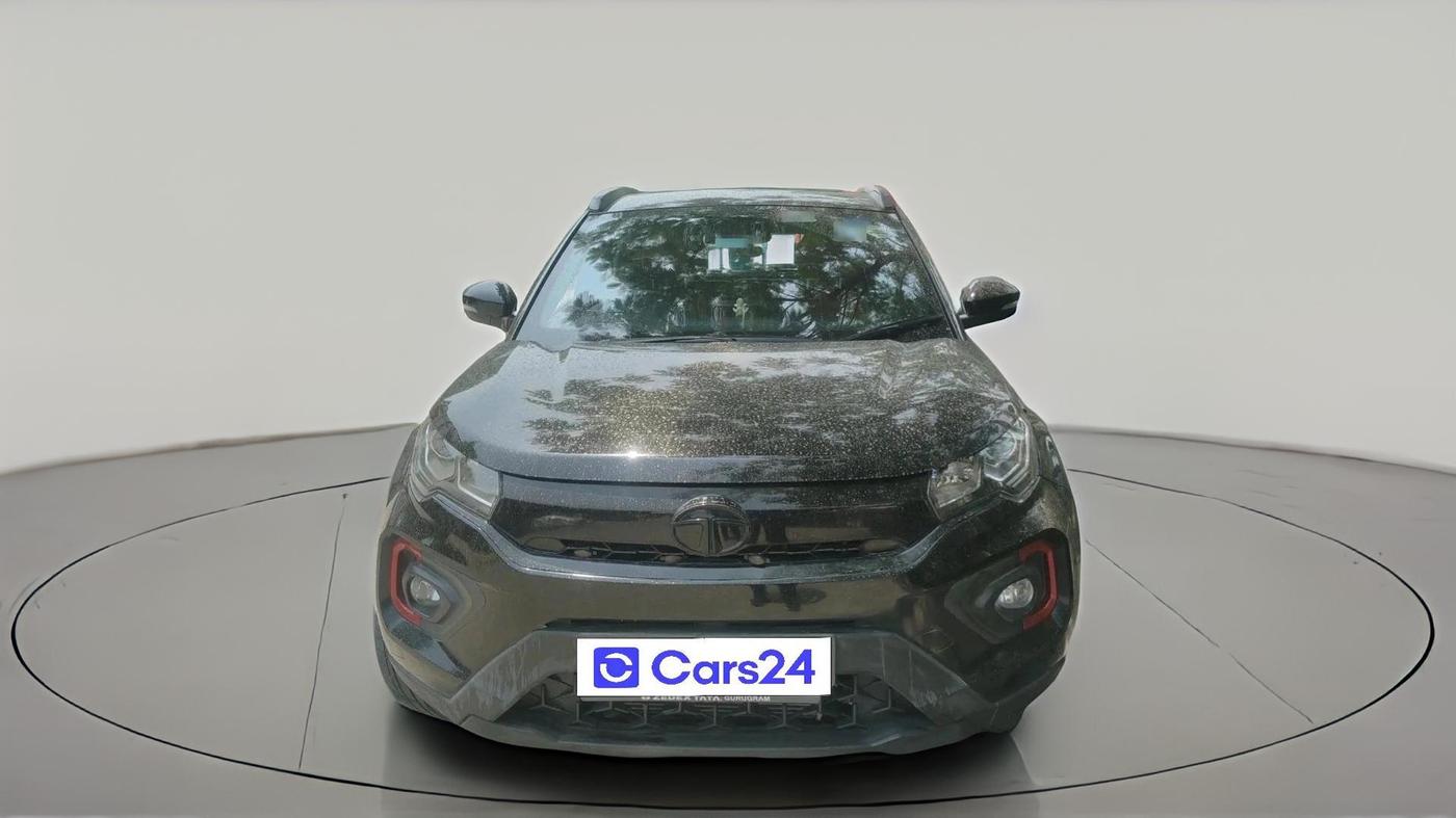 2023 Tata NEXON XZ PLUS LUX SUNROOF RED DARK PETROL, Petrol, Manual, 33,100 km, exterior
