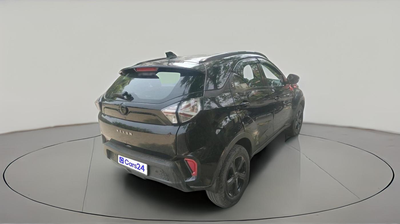 2023 Tata NEXON XZ PLUS LUX SUNROOF RED DARK PETROL, Petrol, Manual, 33,100 km, exterior