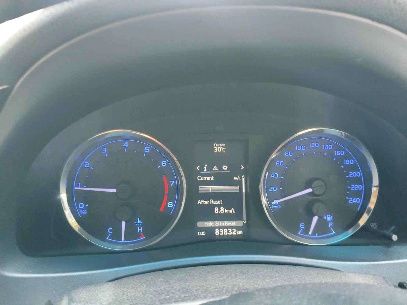 2019 Toyota Corolla Altis G PETROL, Petrol, Manual, 83,832 km, interior