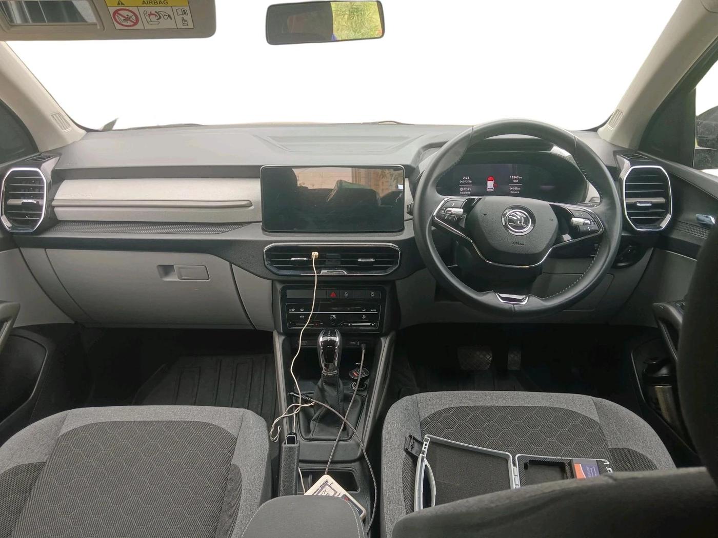 2025 Skoda Kylaq Signature Plus AT, Petrol, Automatic, 15,543 km, interior
