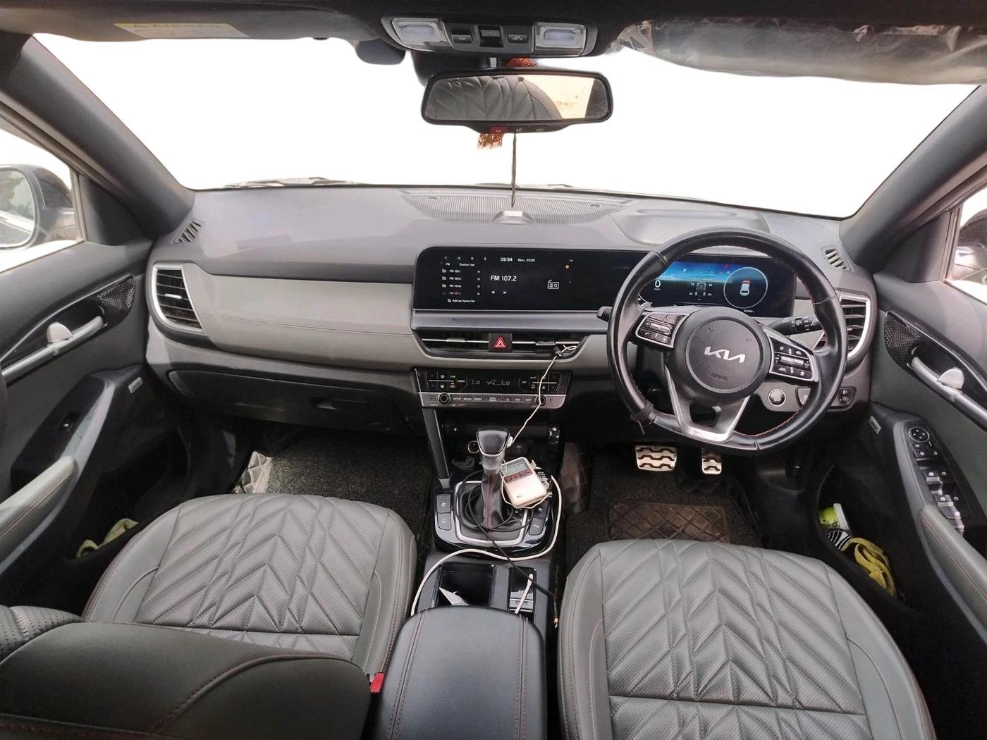 2023 KIA SELTOS  X LINE 1.5 TURBO PETROL DCT, Petrol, Automatic, 55,156 km, interior