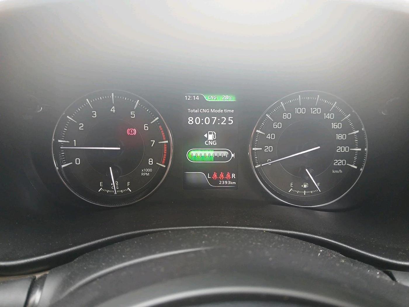 2026 Toyota Glanza G E-CNG, CNG, Manual, 2,393 km, interior