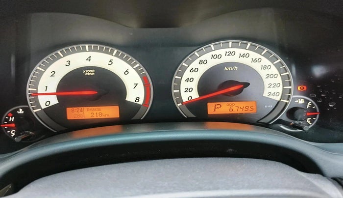 2012 Toyota Corolla Altis G AT PETROL, Petrol, Automatic, 67,495 km, interior