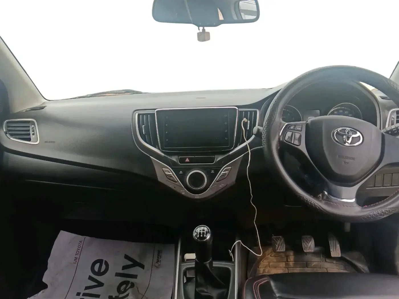 2021 Toyota Glanza G, Petrol, Manual, 63,680 km, interior