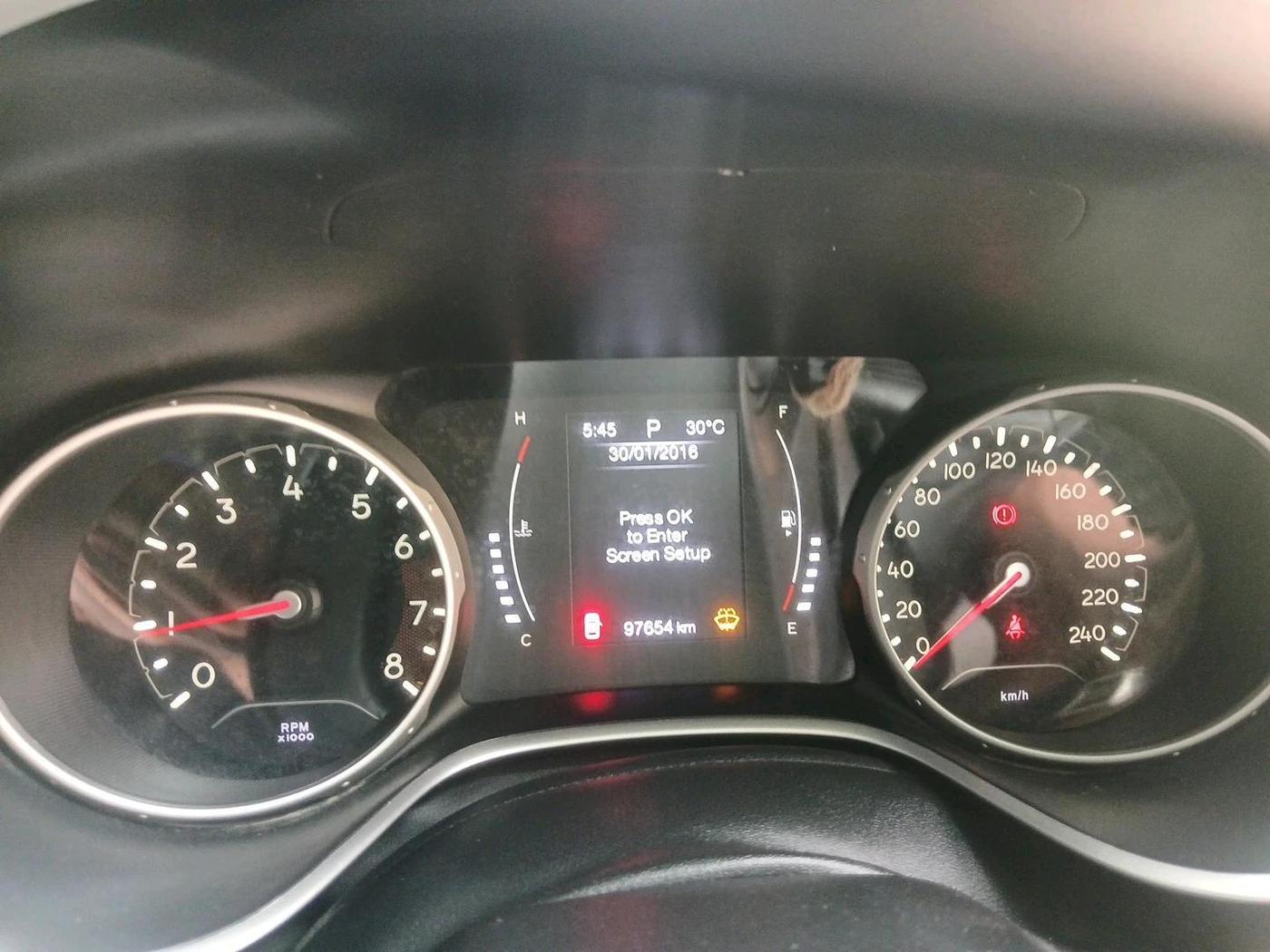 2017 Jeep Compass LIMITED 1.4 PETROL AT, Petrol, Automatic, 97,654 km, interior