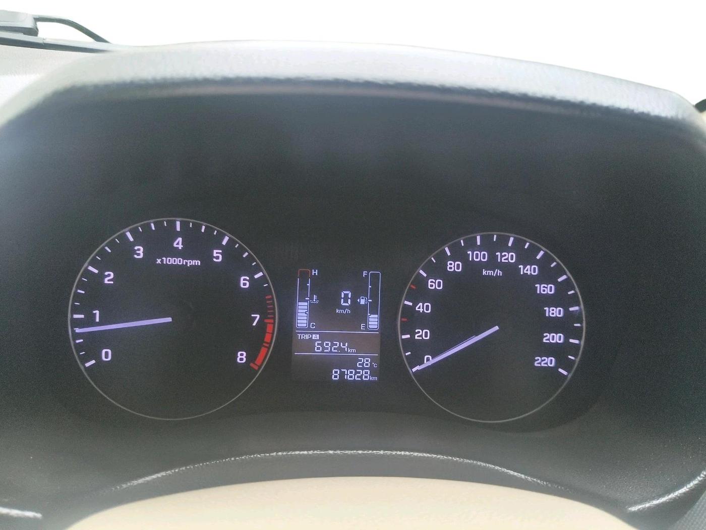 2018 Hyundai Creta SX PLUS 1.6 PETROL, Petrol, Manual, 87,828 km, interior