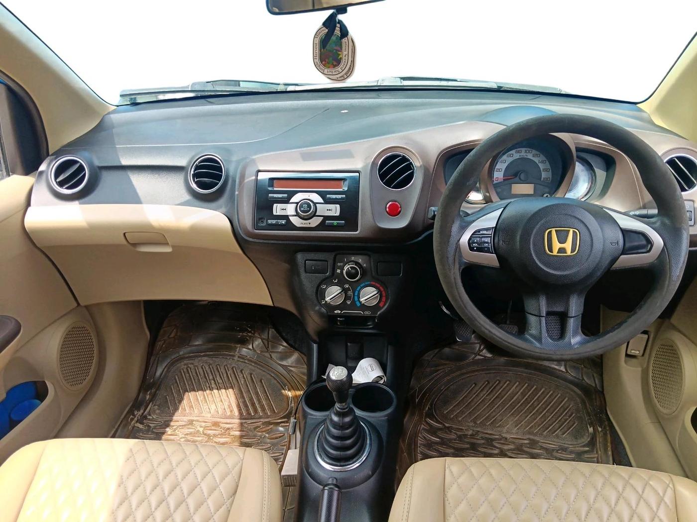 2012 Honda Brio S MT, Petrol, Manual, 91,275 km, interior