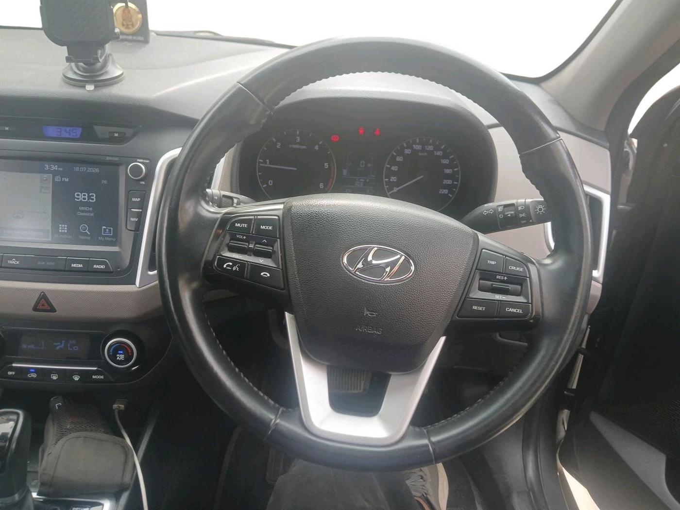 2019 Hyundai Creta SX AT 1.6 DIESEL, Diesel, Automatic, 83,977 km, interior
