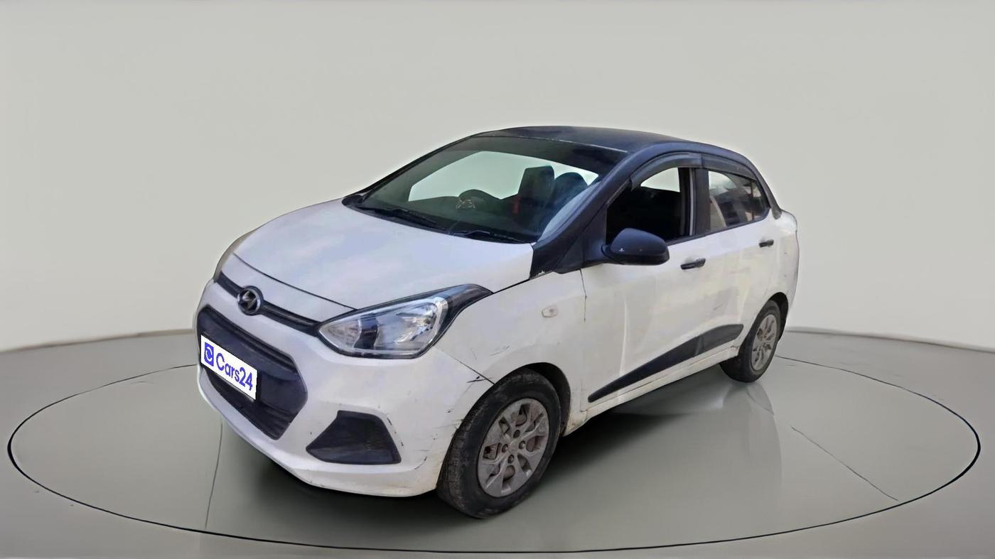 2016 Hyundai Xcent E, CNG, Manual, 1,52,918 km, exterior