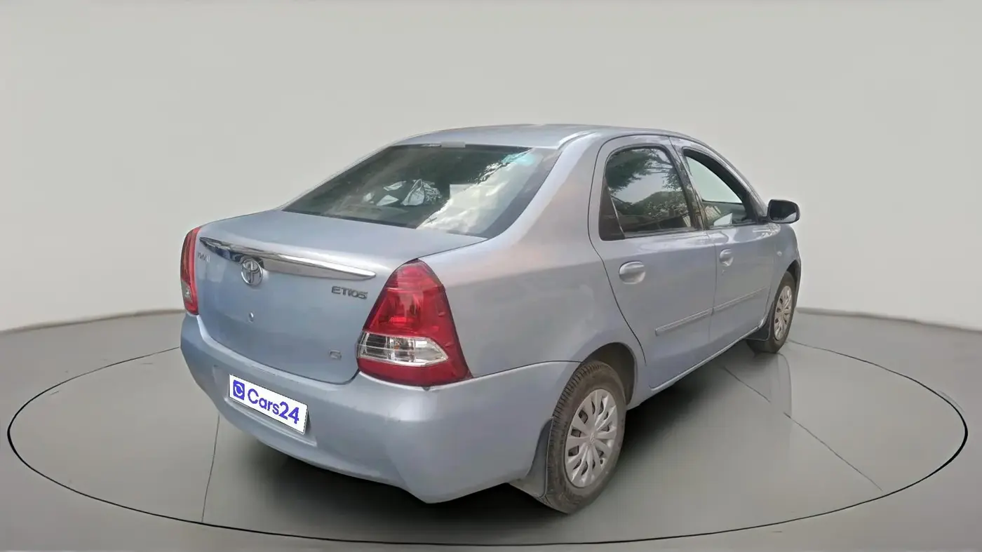 2012 Toyota Etios G, Petrol, Manual, 82,939 km, exterior