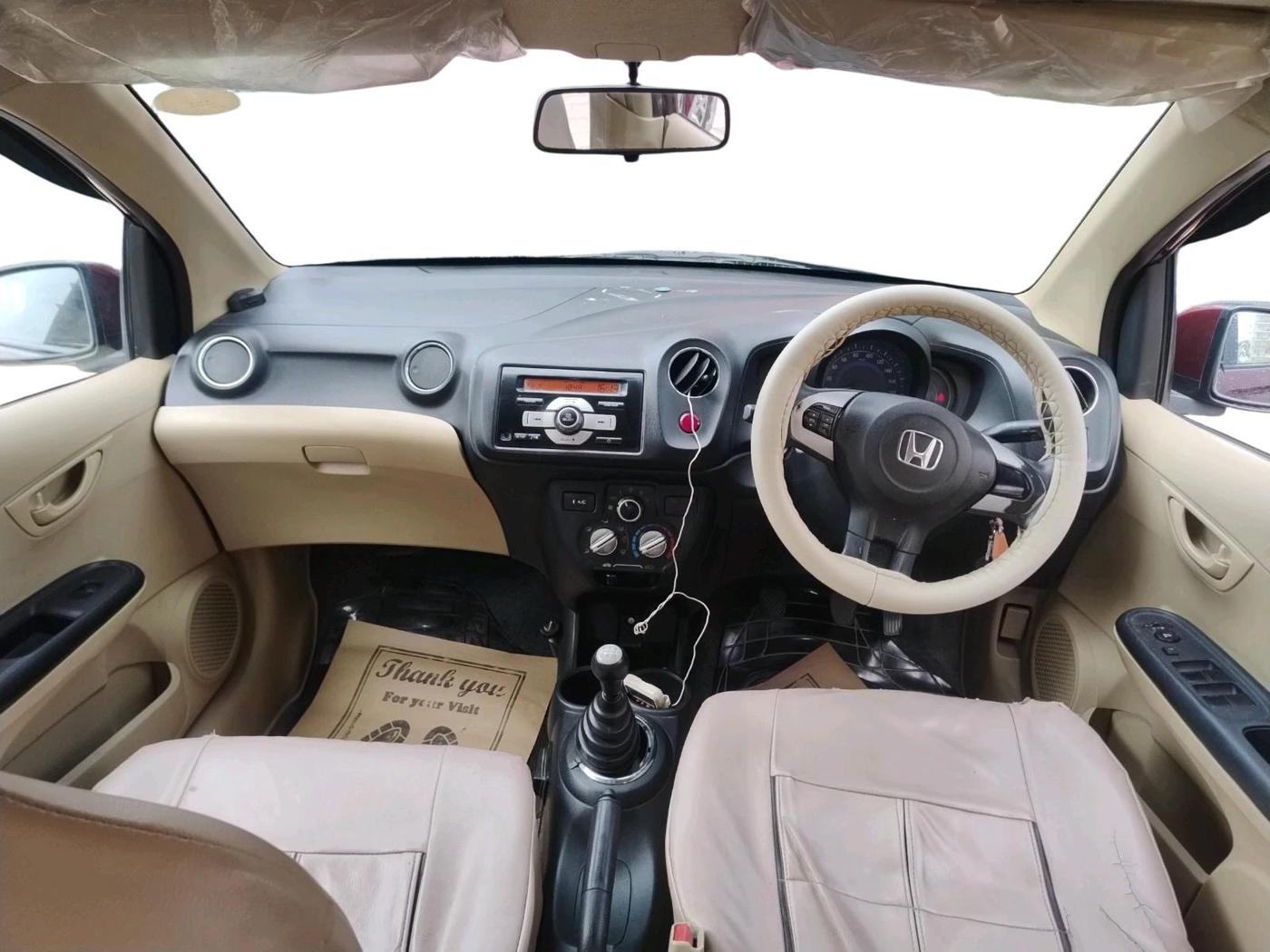 2015 Honda Amaze 1.2L I-VTEC S, Petrol, Manual, 61,216 km, interior