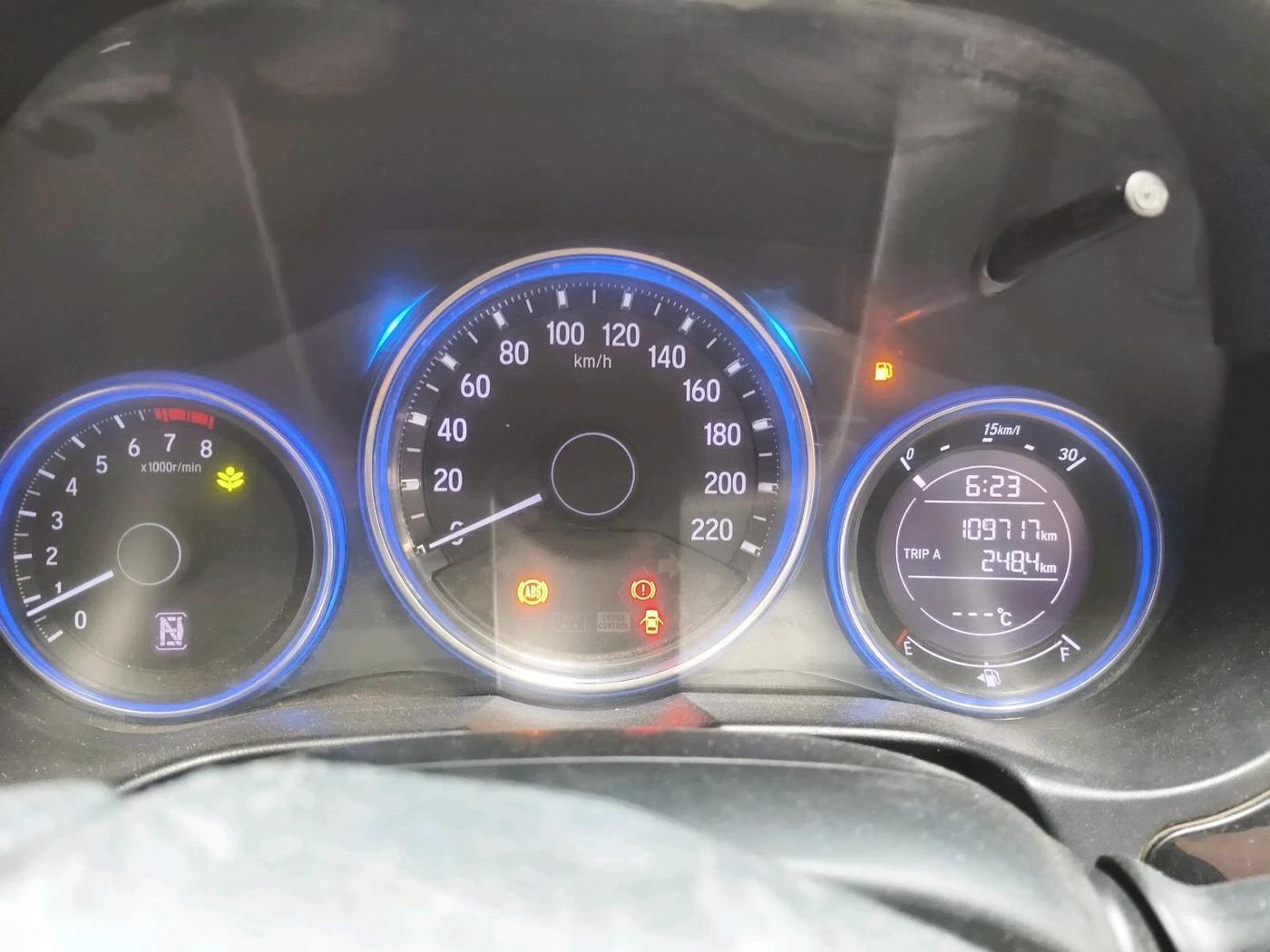 2015 Honda City 1.5L I-VTEC SV CVT, CNG, Automatic, 1,09,717 km, interior