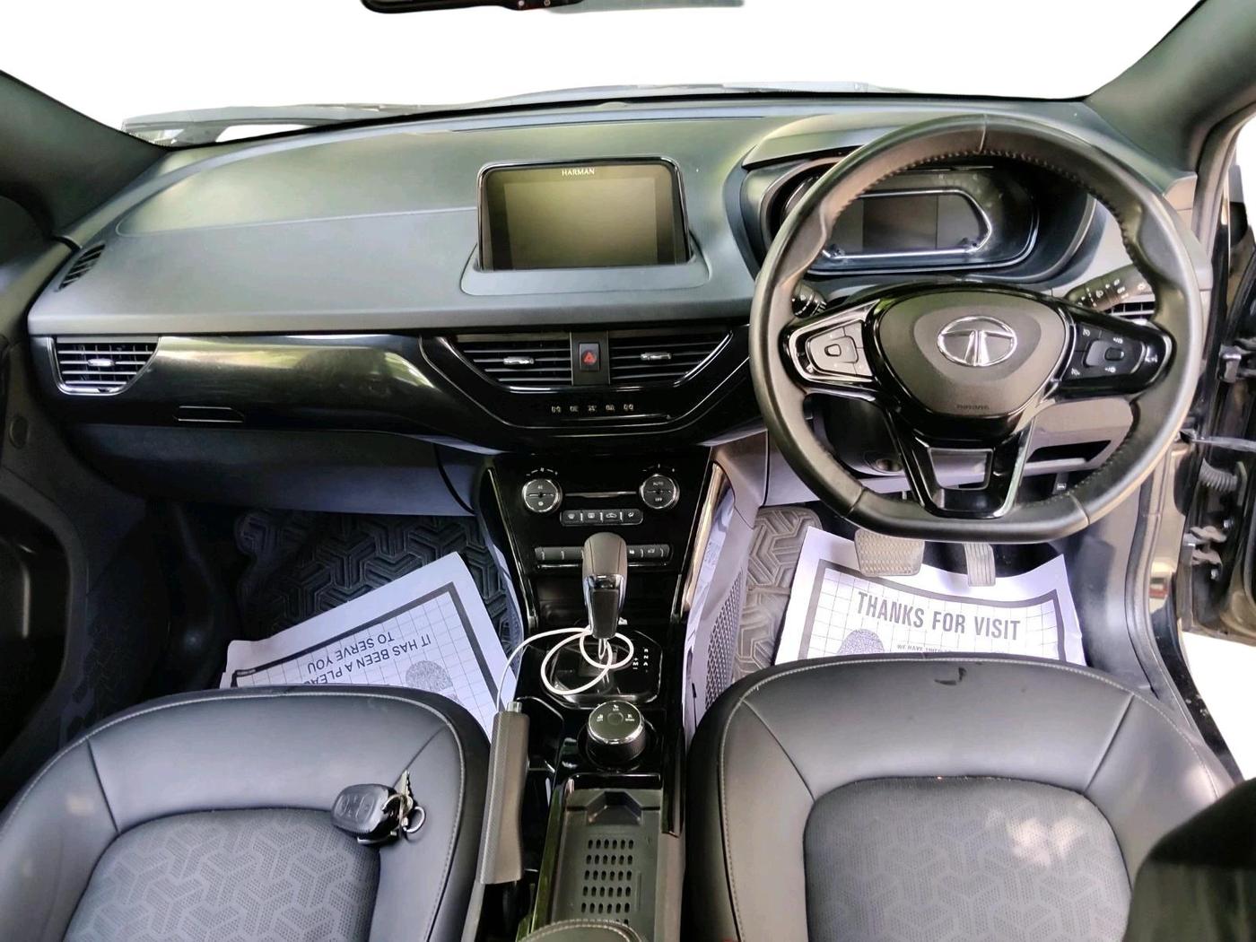 2023 Tata NEXON XZA PLUS (L) DARK EDITION, Petrol, Automatic, 46,100 km, interior
