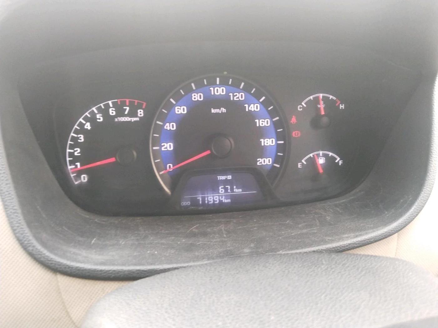 2014 Hyundai Xcent S (O) 1.2, Petrol, Manual, 73,000 km, interior