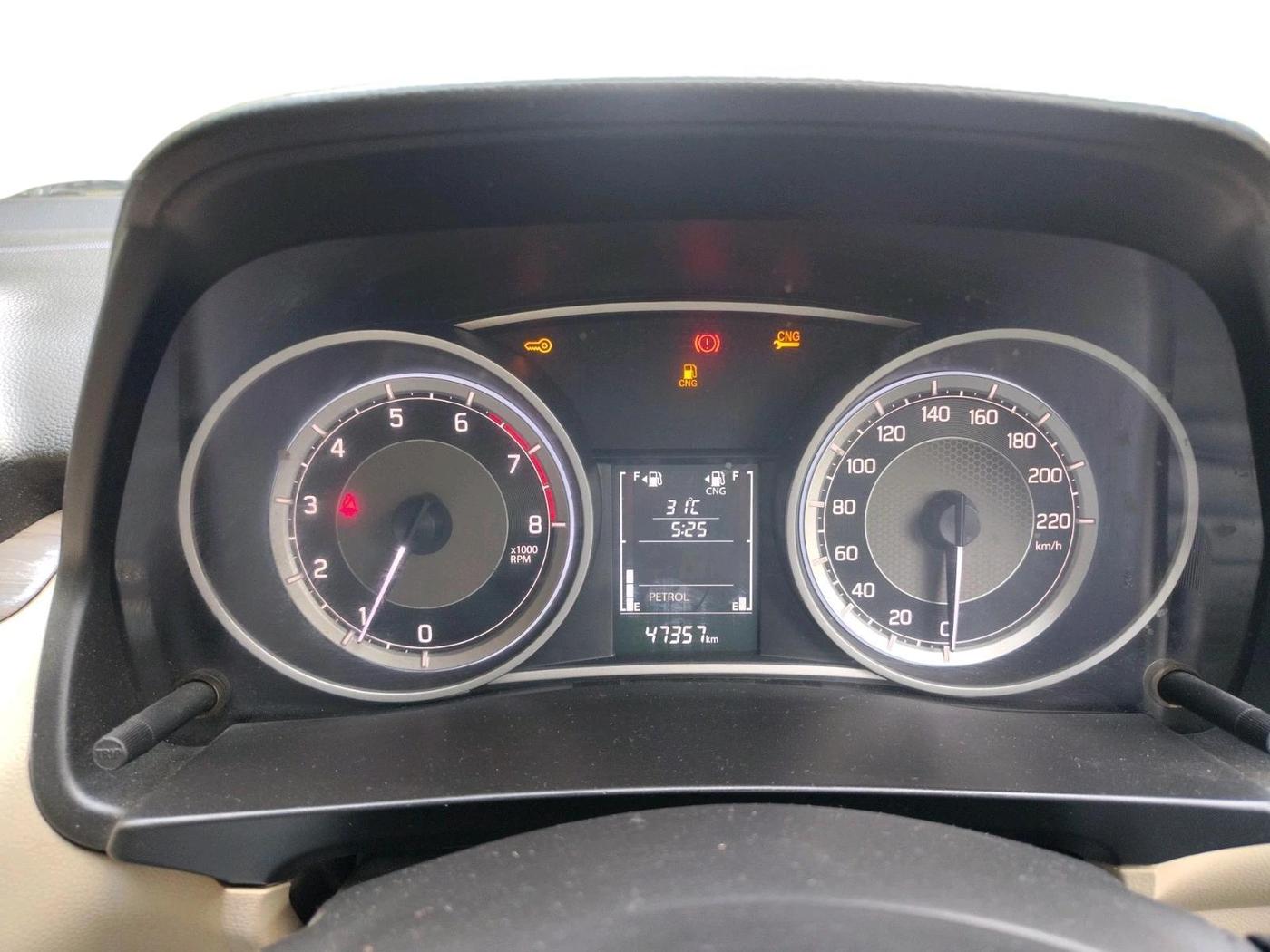 2022 Maruti Dzire ZXI CNG, CNG, Manual, 47,257 km, interior