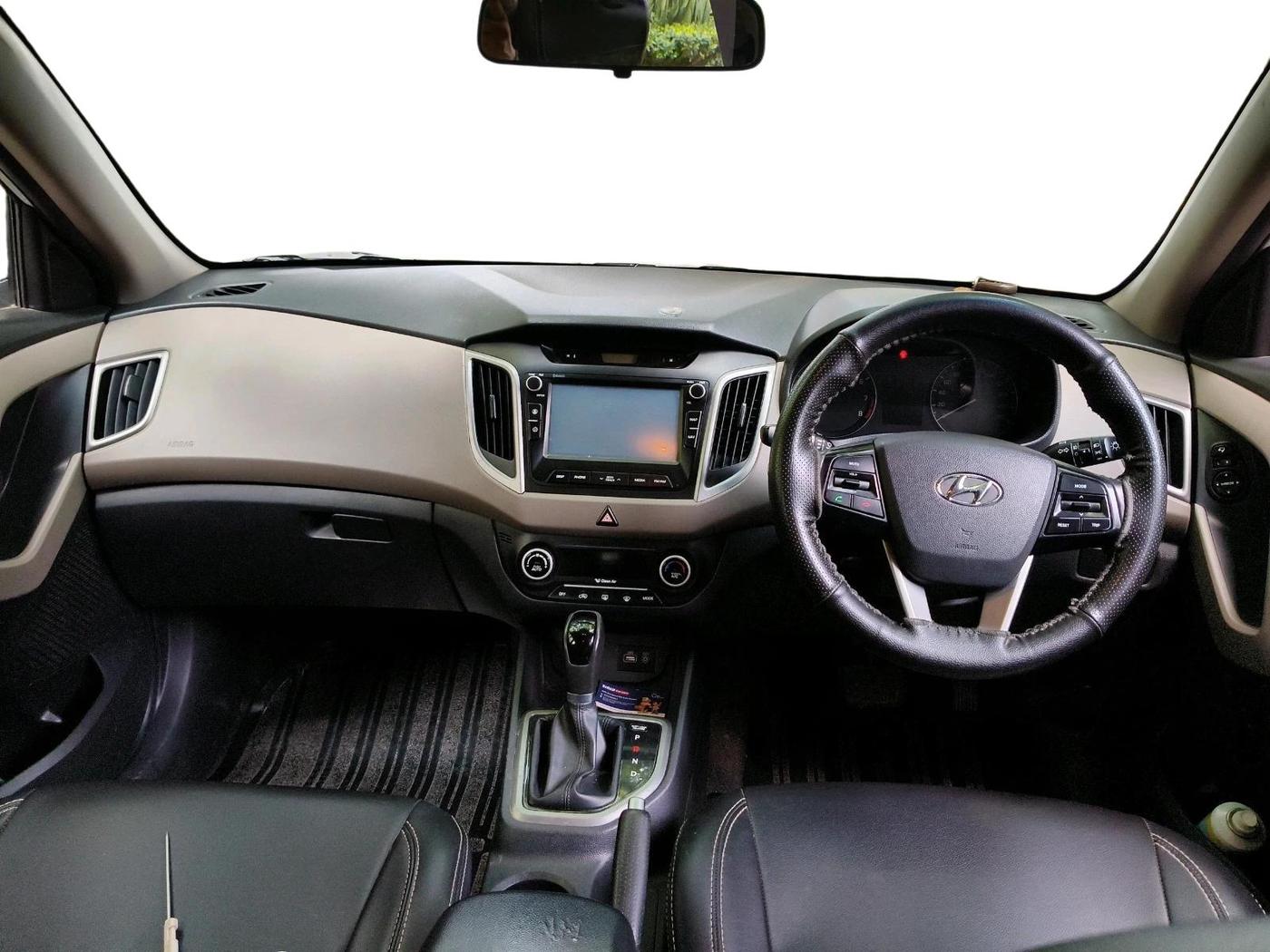 2016 Hyundai Creta SX PLUS AT 1.6 PETROL, Petrol, Automatic, 98,896 km, interior