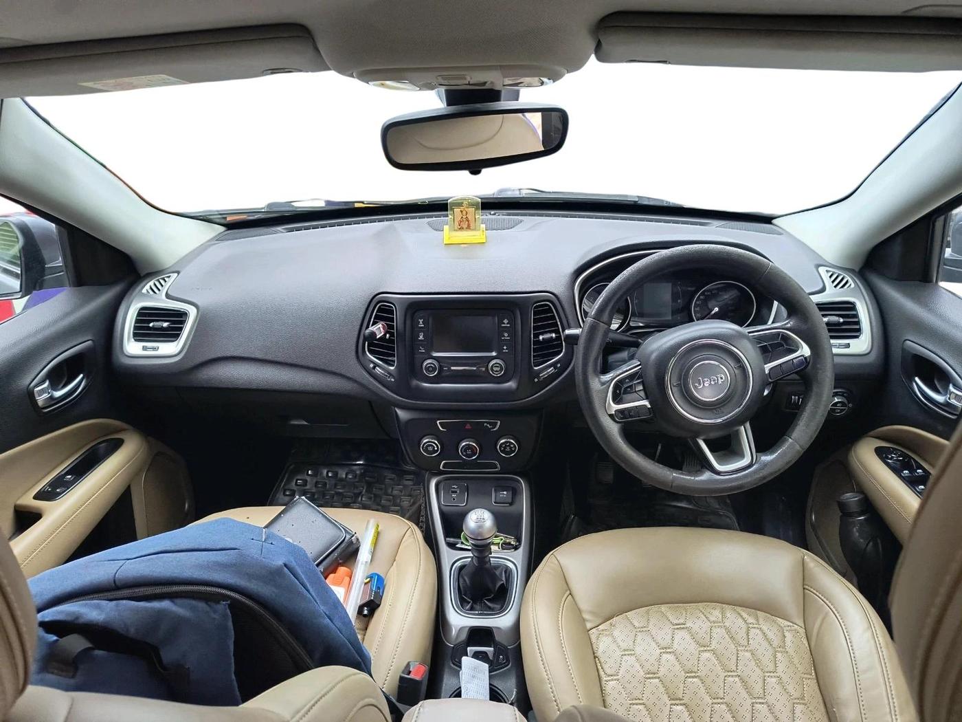 2018 Jeep Compass LONGITUDE 2.0 DIESEL, Diesel, Manual, 1,39,808 km, interior
