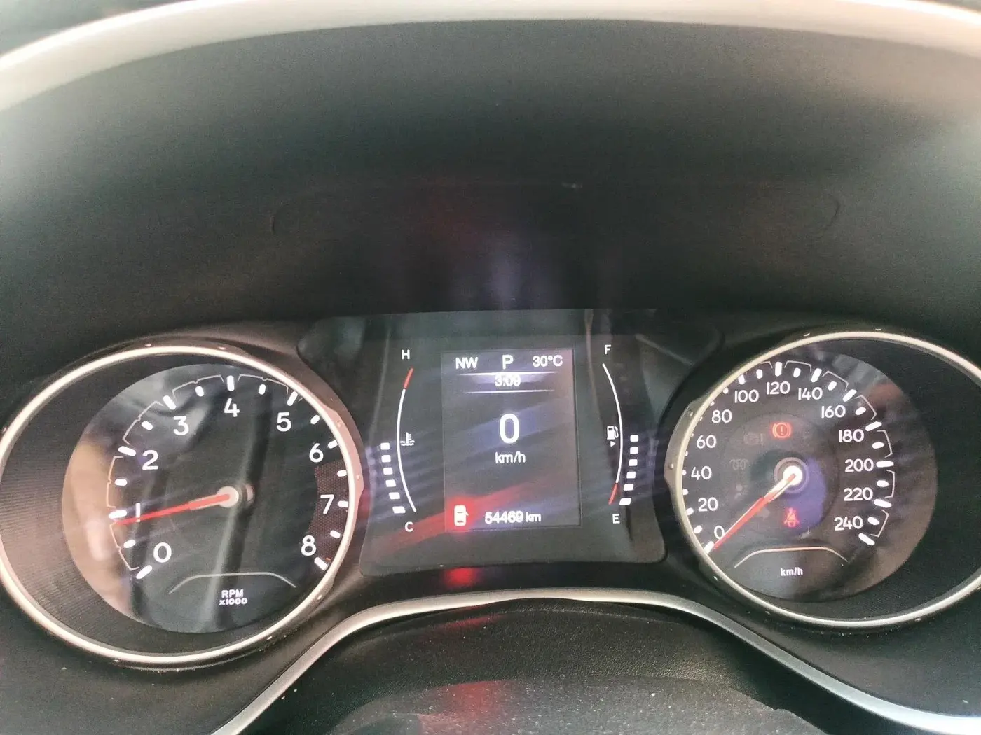 2017 Jeep Compass LIMITED 1.4 PETROL AT, Petrol, Automatic, 54,469 km, interior