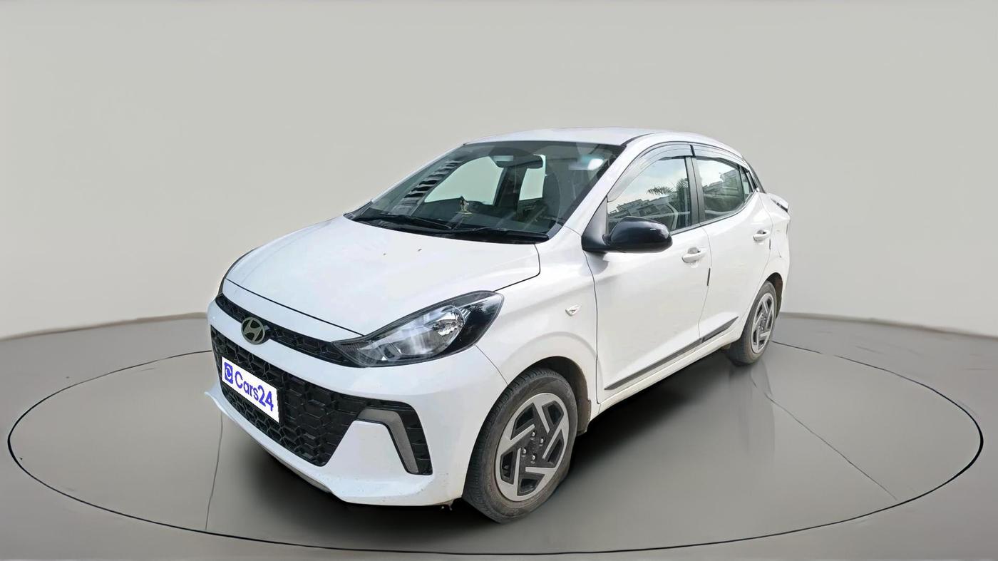 2024 Hyundai AURA S 1.2 CNG, CNG, Manual, 51,345 km, exterior