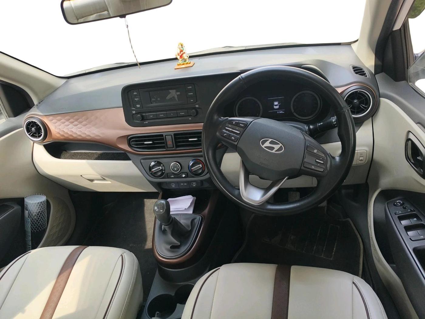 2024 Hyundai AURA S 1.2 CNG, CNG, Manual, 51,345 km, interior