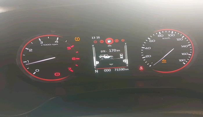 2022 Mahindra Thar LX HARD TOP 4WD MT, Diesel, Manual, 71,590 km, interior
