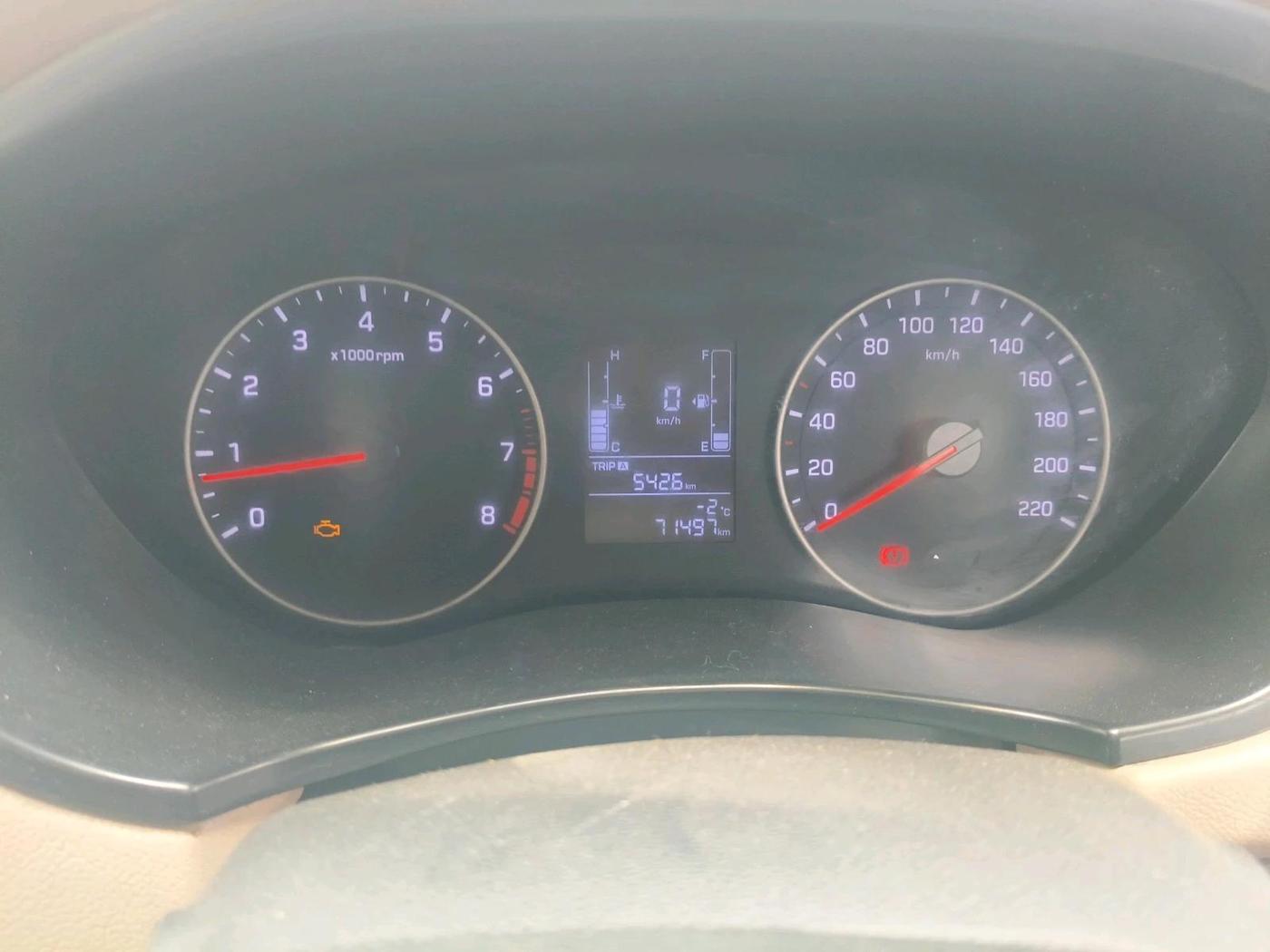 2020 Hyundai Elite i20 MAGNA PLUS 1.2, CNG, Manual, 71,497 km, interior