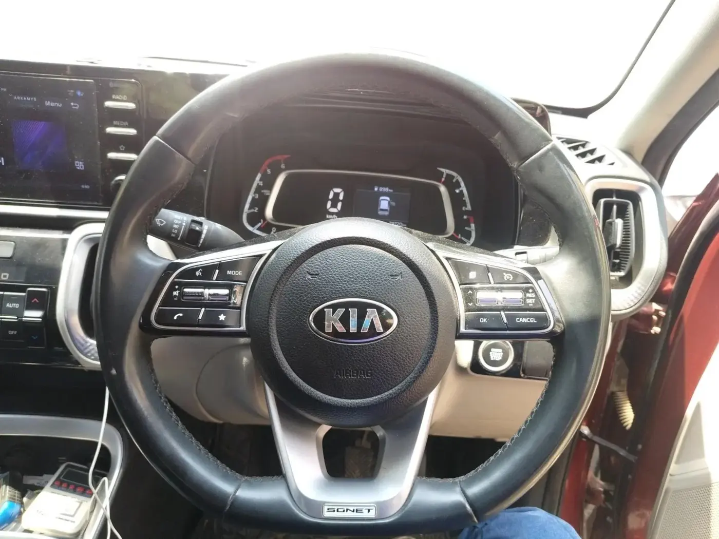 2020 KIA SONET HTX 1.5, Diesel, Manual, 78,720 km, interior