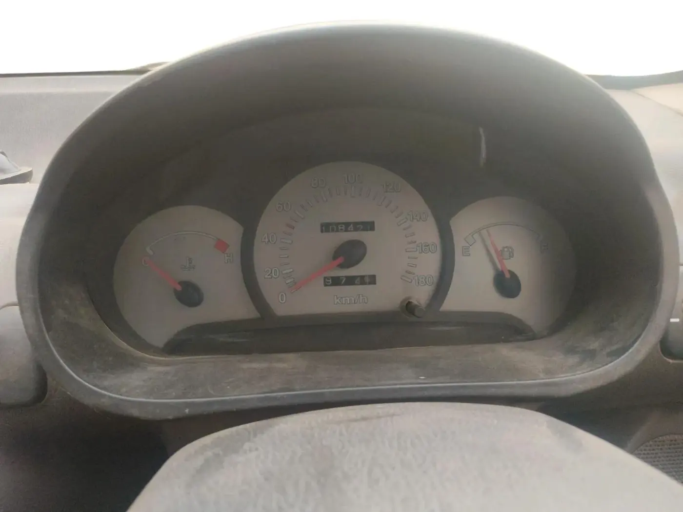 2012 Hyundai Santro Xing GLS, CNG, Manual, 1,08,500 km, interior