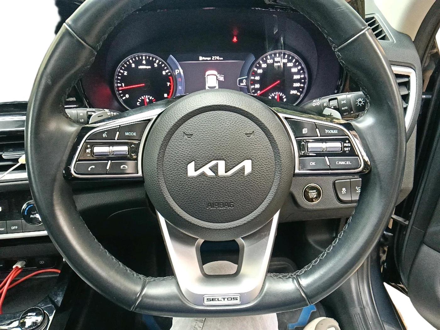 2022 KIA SELTOS X LINE 1.4 DCT, Petrol, Automatic, 15,805 km, interior