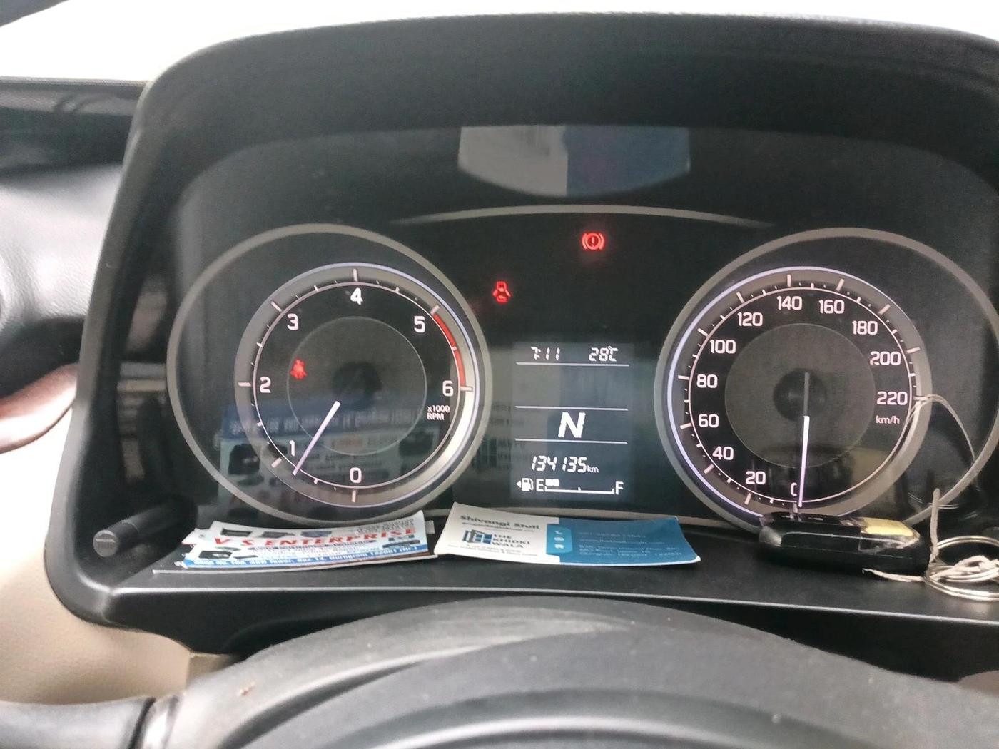 2018 Maruti Dzire ZDI PLUS AMT, Diesel, Automatic, 1,34,135 km, interior
