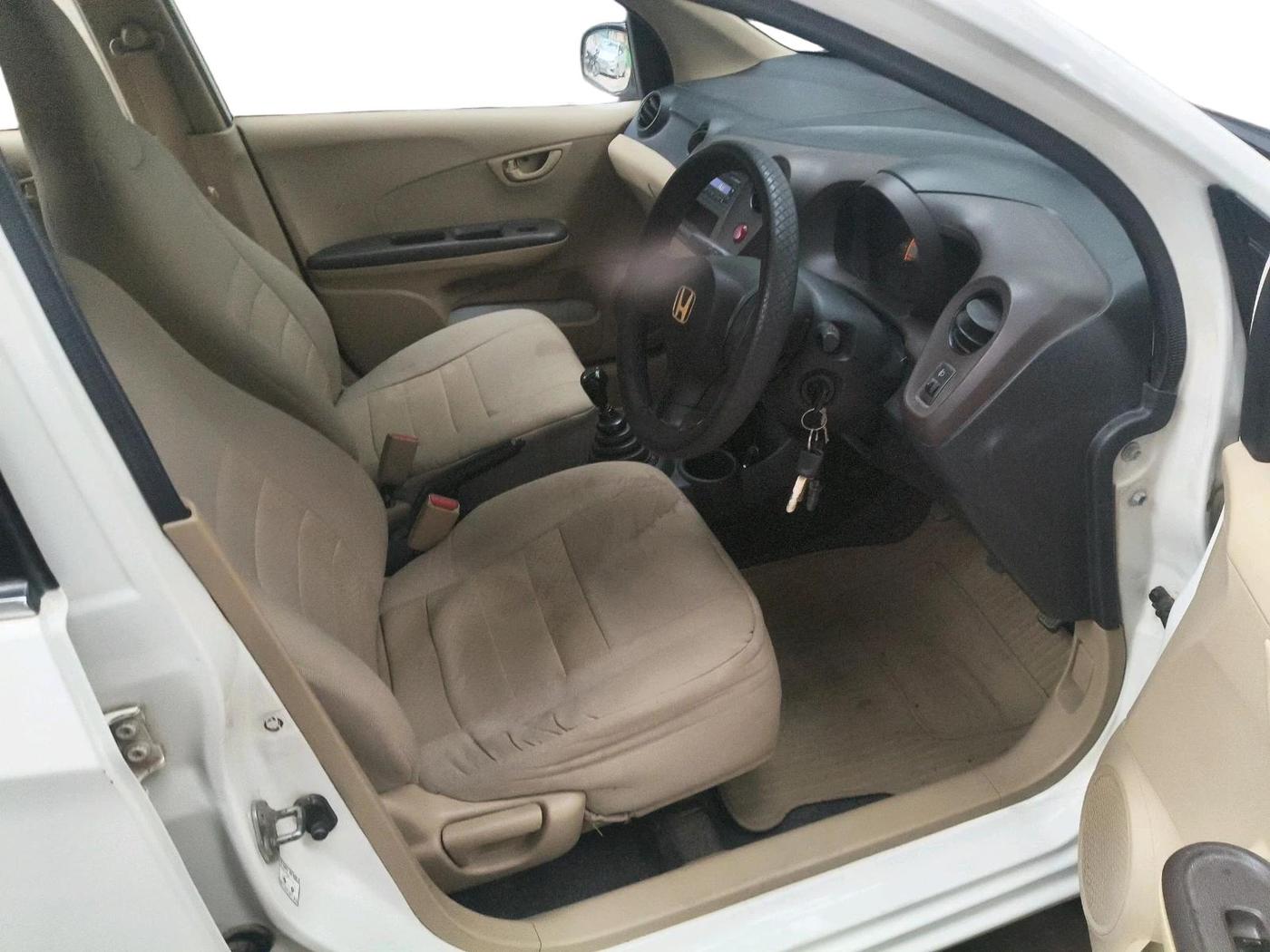 2012 Honda Brio E MT, Petrol, Manual, 59,651 km, interior
