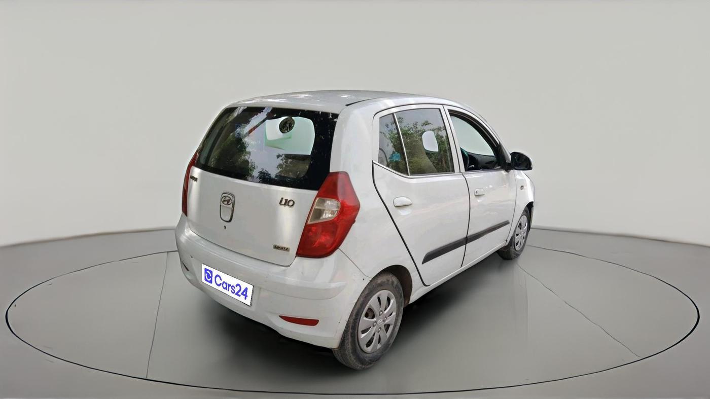 2012 Hyundai i10 SPORTZ 1.1, Petrol, Manual, 77,664 km, exterior