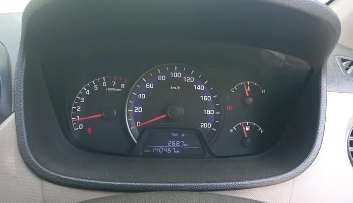 2014 Hyundai Xcent BASE 1.2, Petrol, Manual, 1,40,467 km, interior