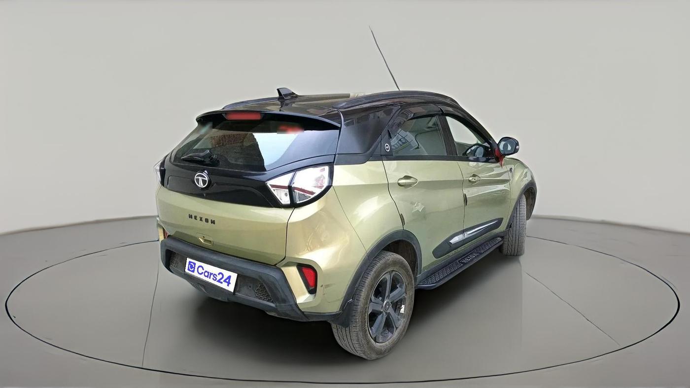 2023 Tata NEXON XZA PLUS LUX SUNROOF KAZIRANGA PETROL, Petrol, Automatic, 33,043 km, exterior