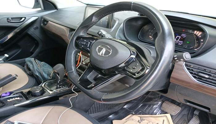 2023 Tata NEXON XZA PLUS LUX SUNROOF KAZIRANGA PETROL, Petrol, Automatic, 33,043 km, interior