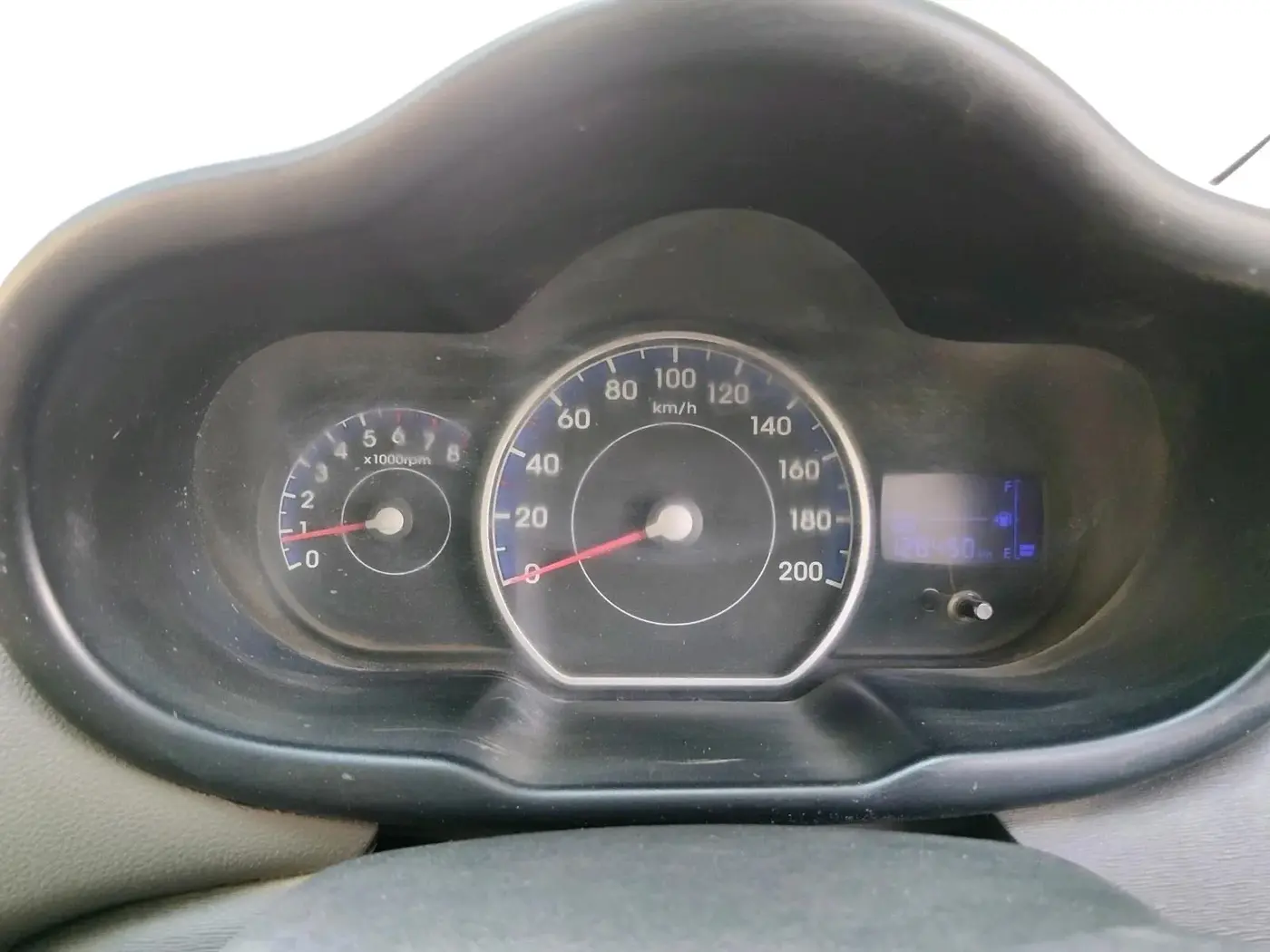 2011 Hyundai i10 ERA 1.1, CNG, Manual, 1,28,450 km, interior