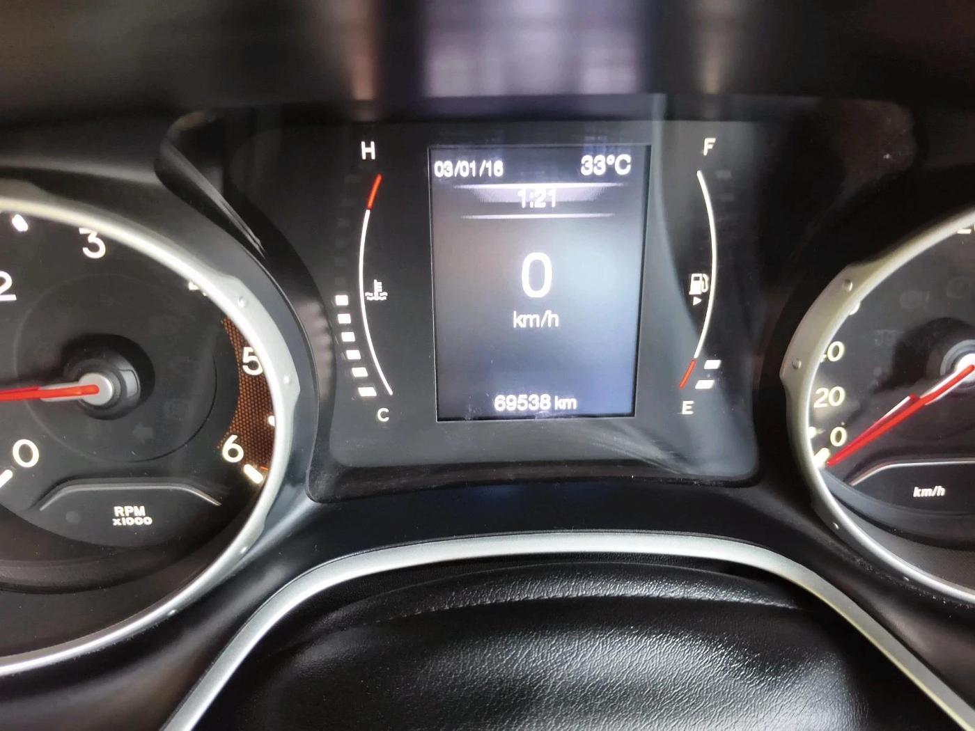 2017 Jeep Compass LONGITUDE 2.0 DIESEL, Diesel, Manual, 69,538 km, interior