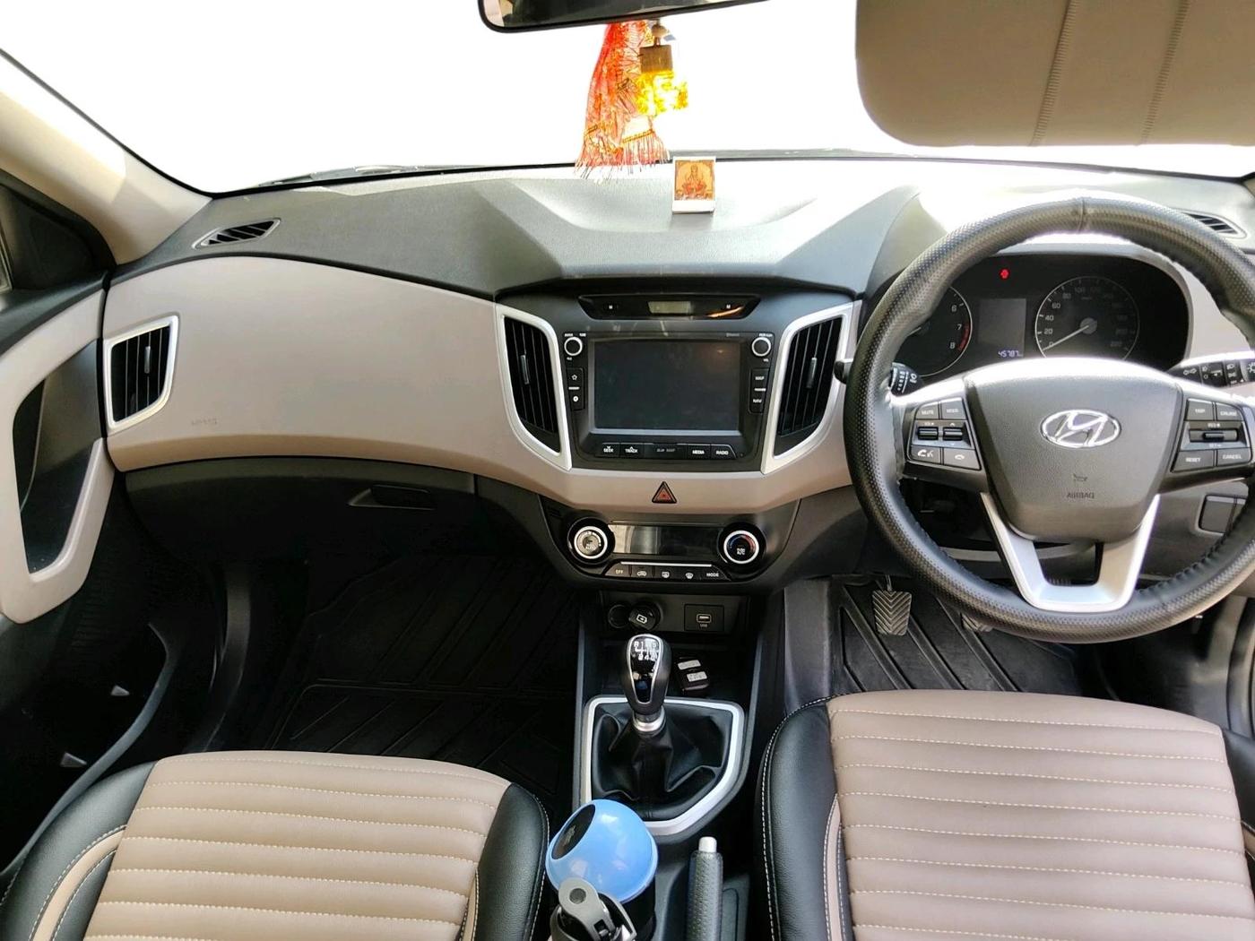 2019 Hyundai Creta SX 1.6 PETROL, Petrol, Manual, 45,790 km, interior