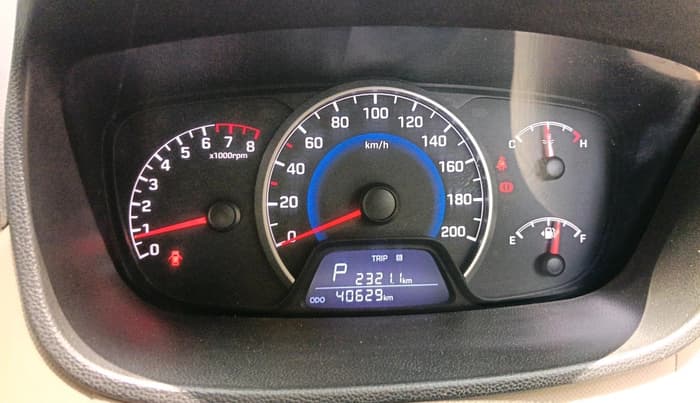 2017 Hyundai Grand i10 MAGNA AT 1.2 KAPPA VTVT, Petrol, Automatic, 40,629 km, interior