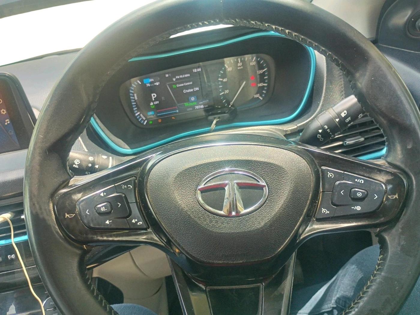 2023 Tata NEXON EV XZ PLUS LUX, Electric, Automatic, 79,746 km, interior