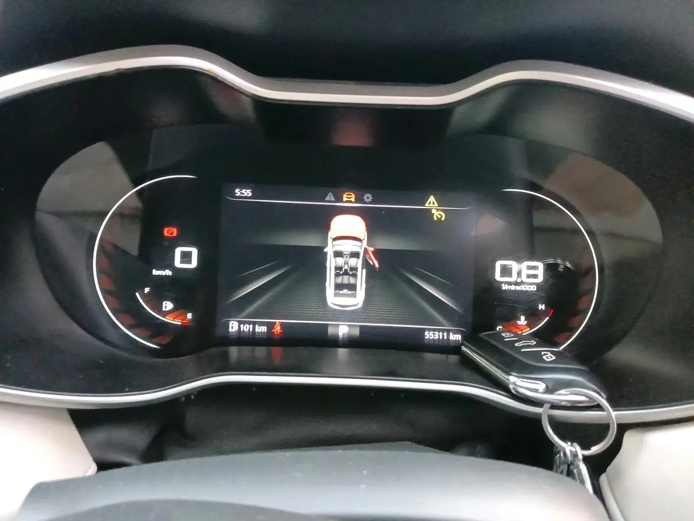 2022 MG ASTOR SMART 1.5 CVT, Petrol, Automatic, 55,311 km, interior
